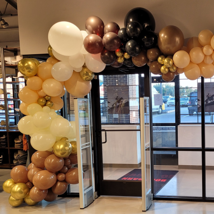 Corporate Balloon Arch and Decor